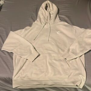 Oversized Cream Nike Hoodie